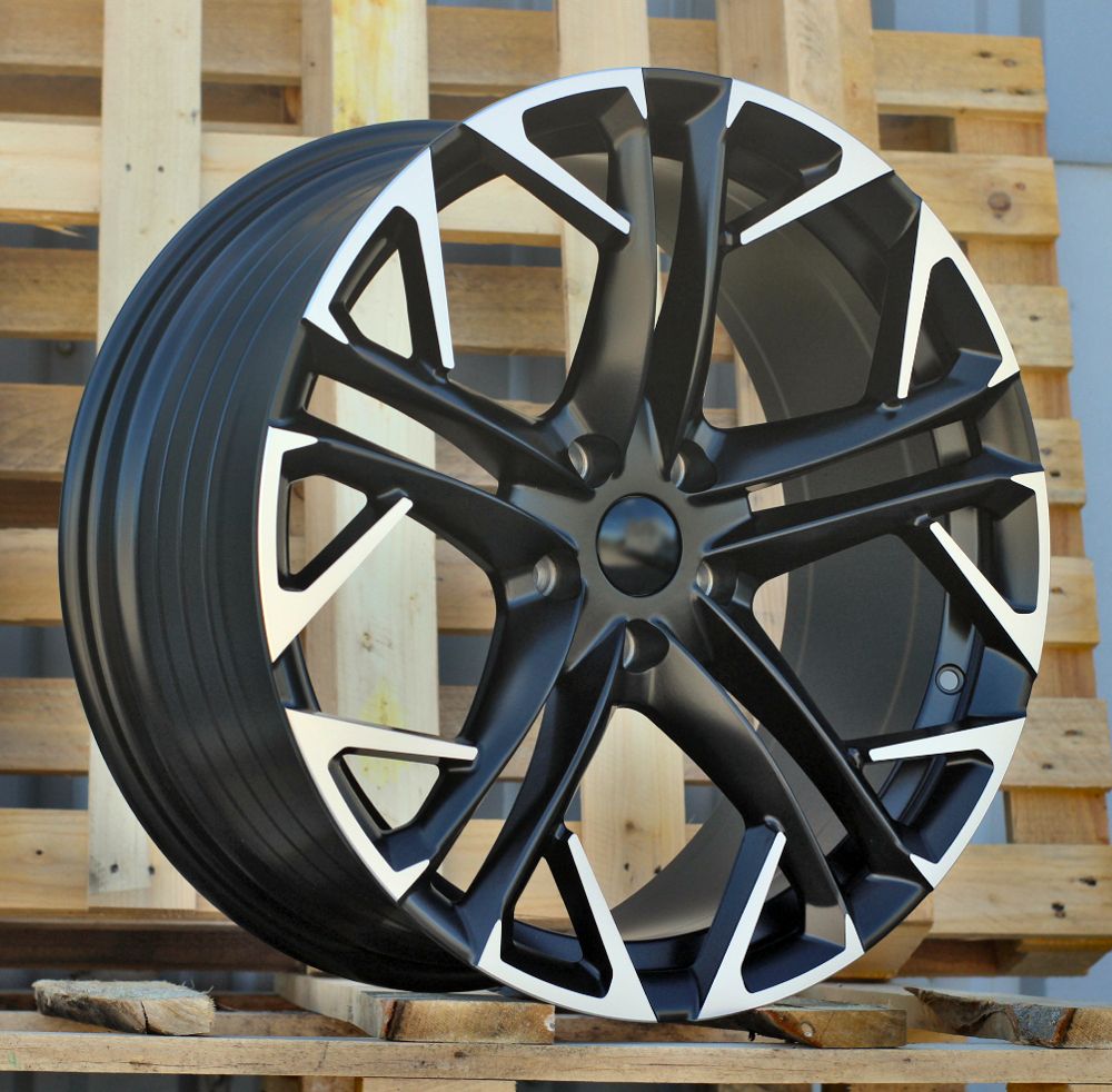  R19x8.5 5X112 ET 38 57.1 YF5719 Black Polished Half Matt (MBHM) For CUPRA (Z6) (HYBRID FORGED) 8.5x19 ET38 5x112