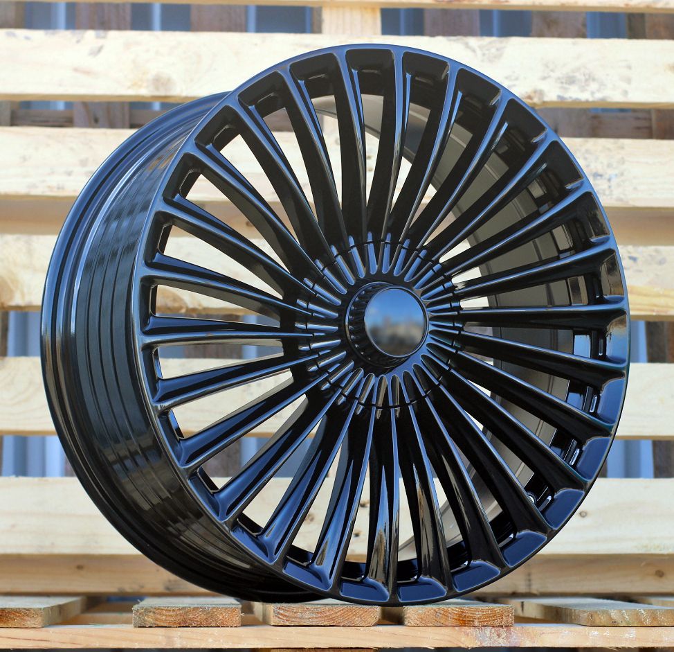 R19x8.5 5X112 ET 40 66.6 FBX202 Gloss Black (GB) For MER (K3) (HYBRID FORGED) 8.5x19 ET40 5x112