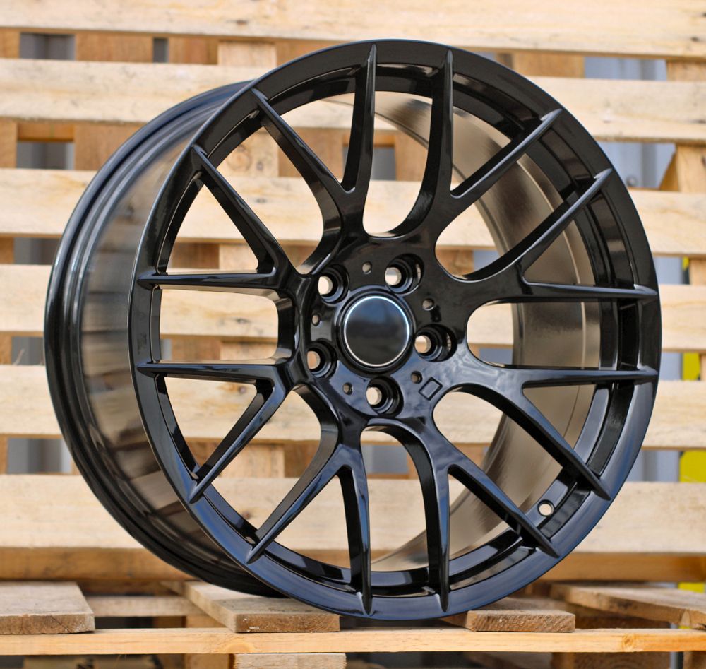 R19x10 5X120 ET 30 72.6 BYF956A Black (BL) For BMW (Z7) (HYBRID FORGED Rear+Front) 10x19 ET30 5x120