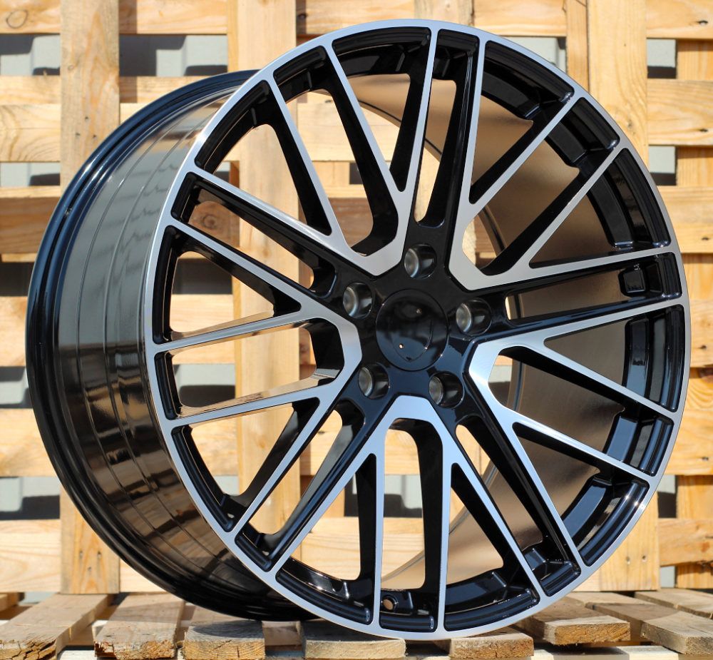  R21x11.5 5X130 ET 67 71.6 I0375 Black Polished (MB) For PORCH (K7) (Rear+Front) 11.5x21 ET67 5x130