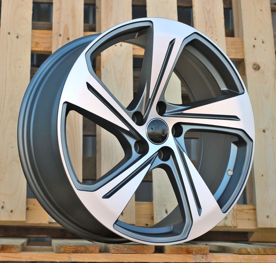  R19x8 5X112 ET 40 66.5 YS1270 (FBX340) Grey Polished Matt (MGM) For AUD (K3) (HYBRID FORGED) 8x19 ET40 5x112