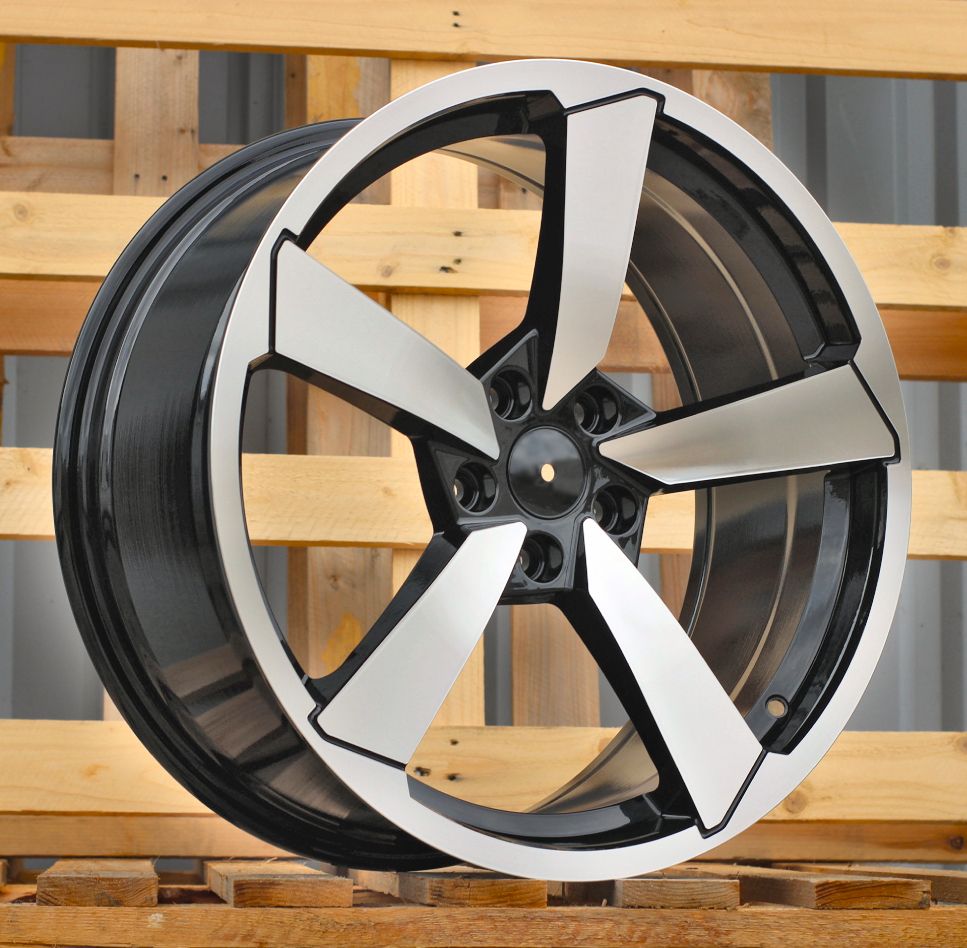 ALU PLATIŠČA R19x8.5 5X112 ET 40 66.5 F9781 Black Polished (MB) For AUD (Z3) (HYBRID FORGED) 8.5x19 ET40 5x112