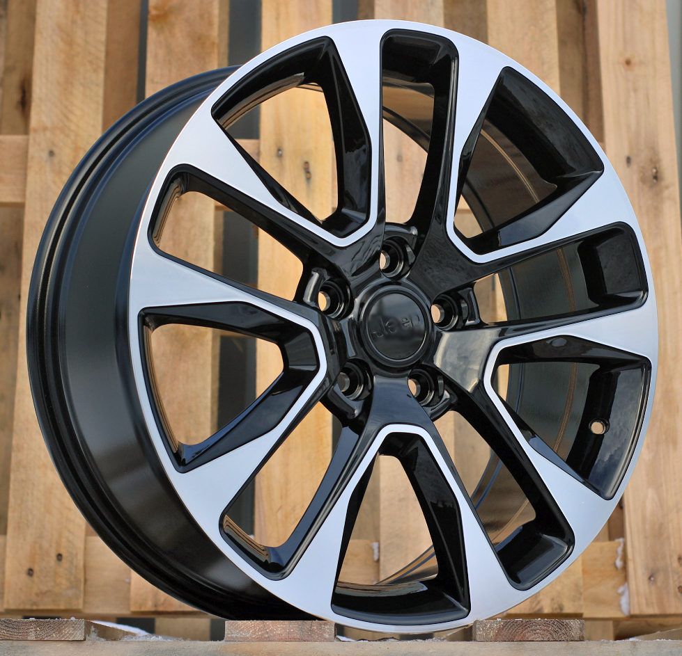 R20x8 5X127 ET 50 71.5 B5536 Black Polished (MB) JEEP (K4) 8x20 ET50 5x127