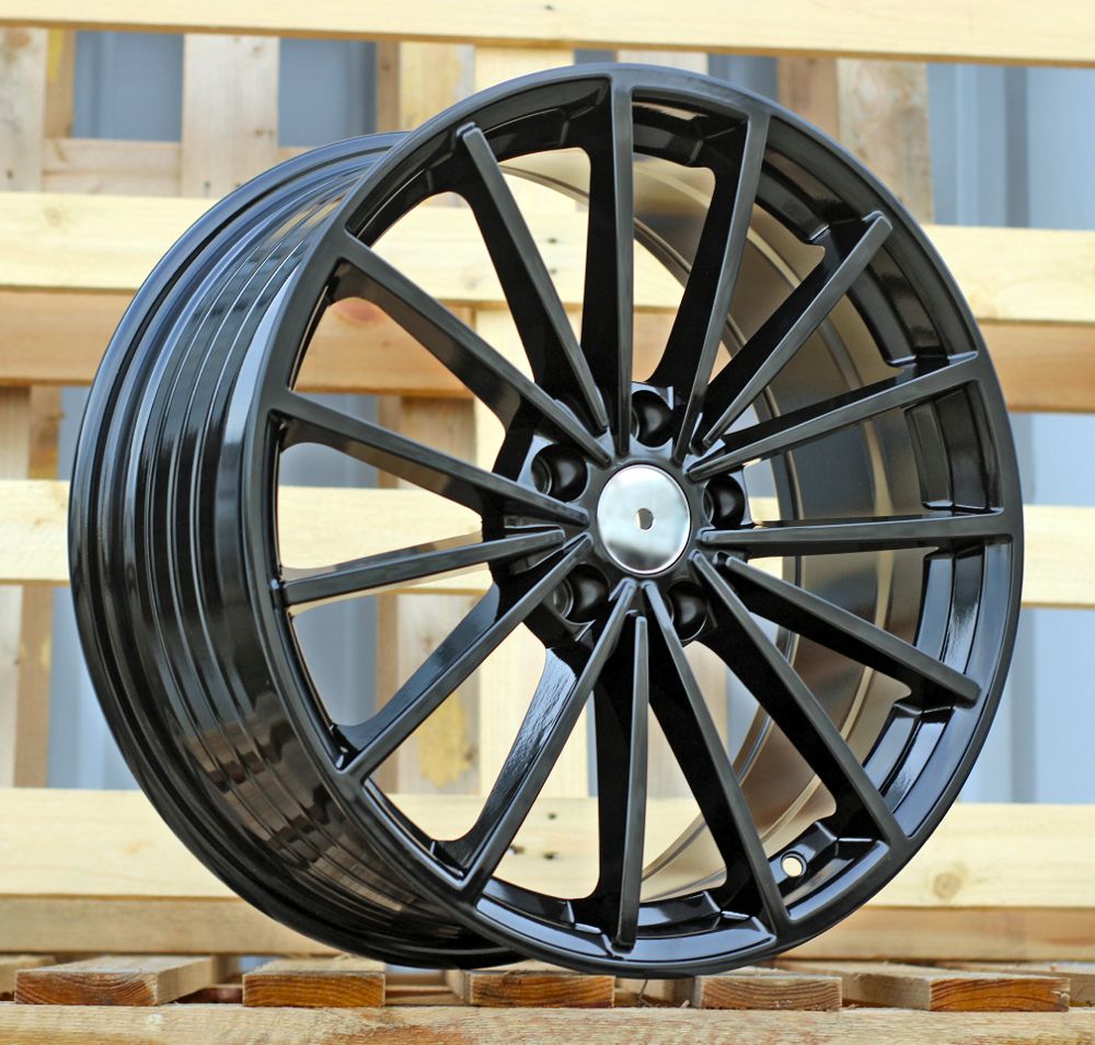 R18x8 5X112 ET 45 57.1 I0383 (FBX174) Black (BL) For VW (A) (HYBRID FORGED) 8x18 ET45 5x112