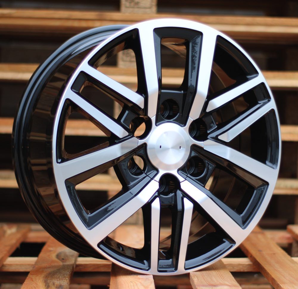  R18x7.5 6X139.7 ET 30 106.1 B1155 Black Polished (MB) For TOYOT (K3) (4x4) 7.5x18 ET30 6x139.7