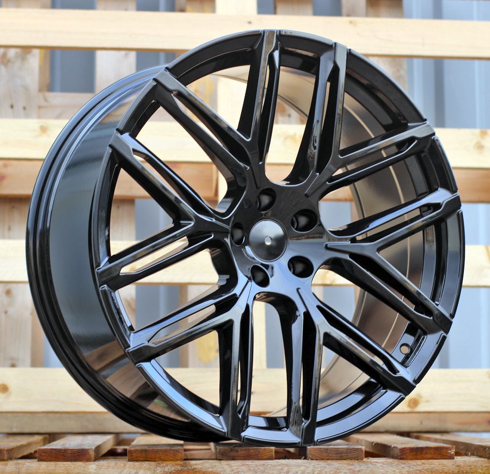  R21x9.5 5X112 ET 20 66.5 HF736 (F734) Black (BL) For AUD (K8) (HYBRID FORGED) 9.5x21 ET20 5x112