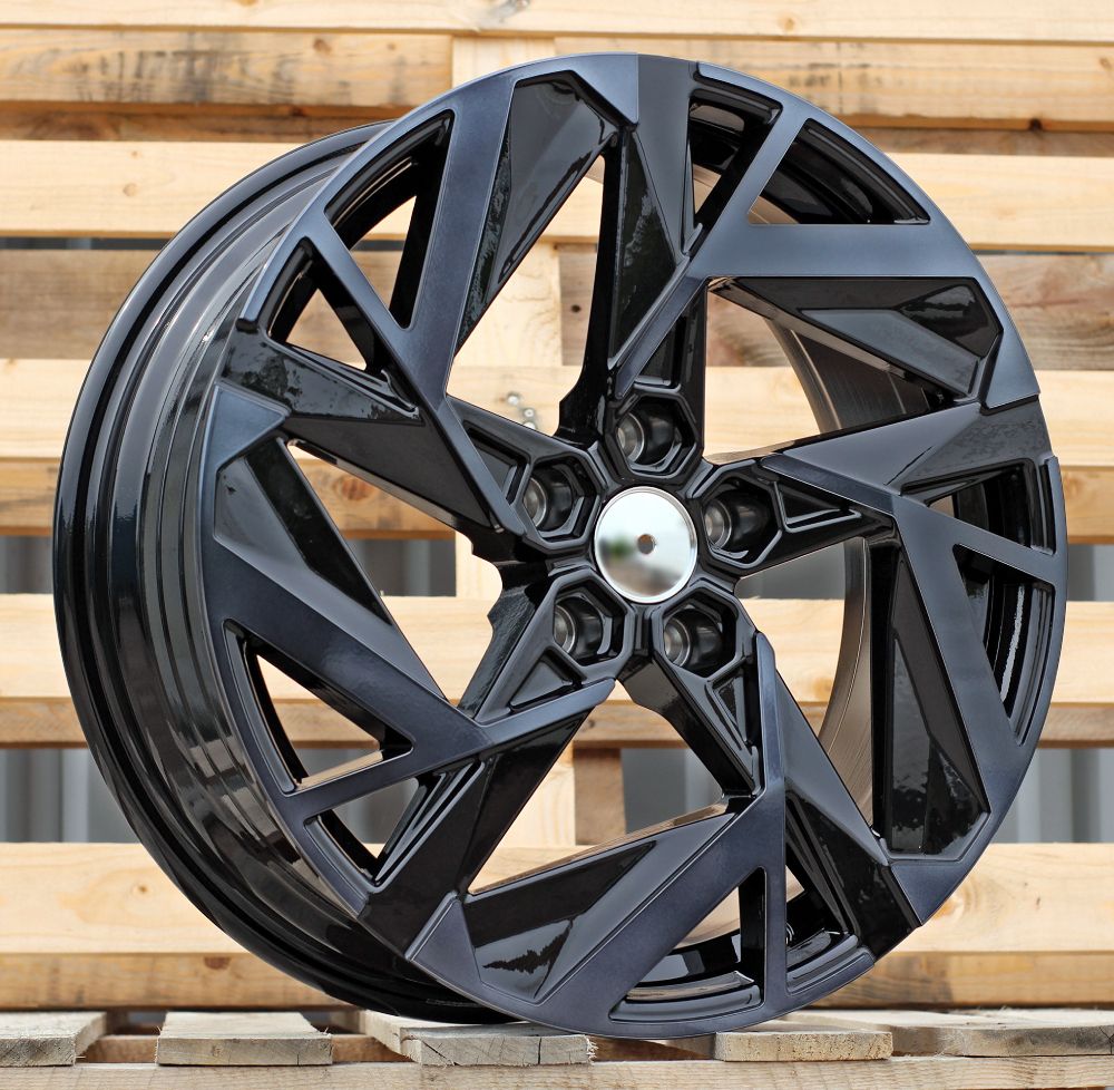  R17x7 5X114.3 ET 35 66.1 Y1379 Black Polished+Tinted Face (MBTF) For RENAU (P) (NEW Model) 7x17 ET35 5x114.3