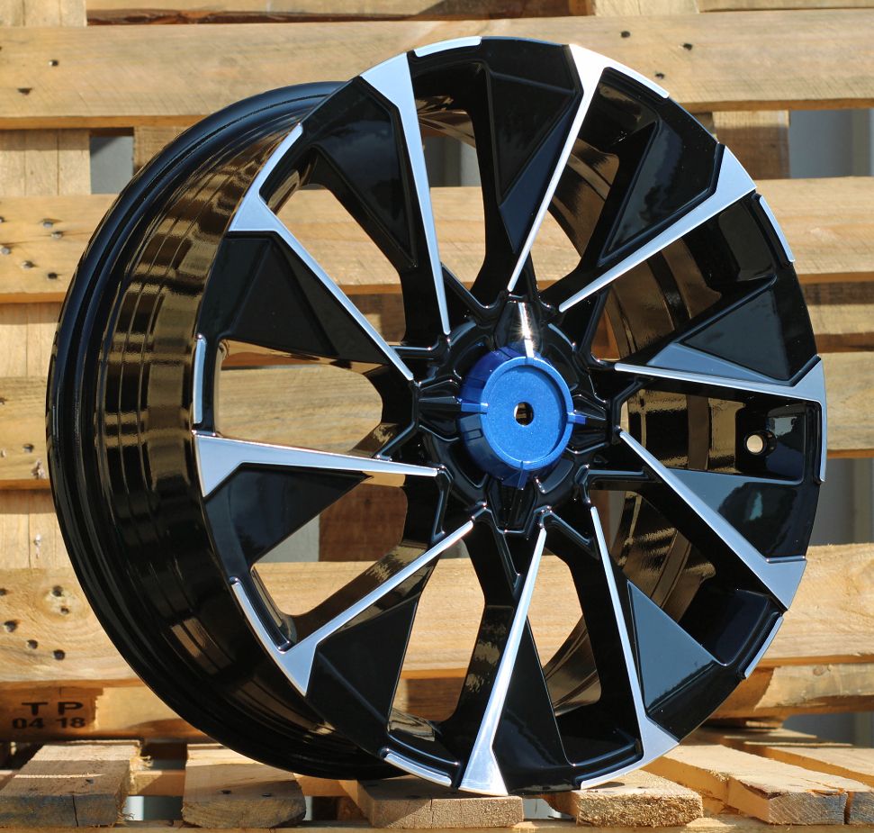  R17x7 4X100 ET 37 60.1 I2102 Black Polished (MB) For RENAU (Z5) 7x17 ET37 4x100