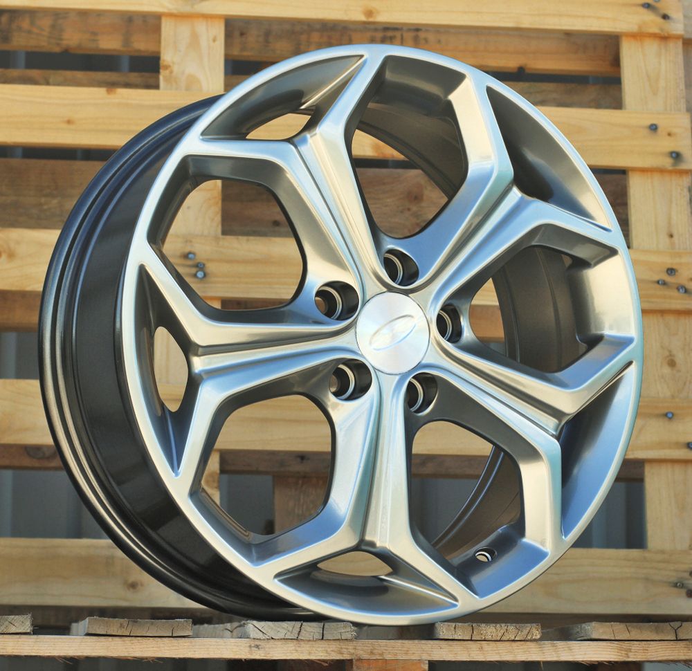R17x7 5X108 ET 50 63.4 BK675 Hyper Black (HB) For FORD (R) 7x17 ET50 5x108