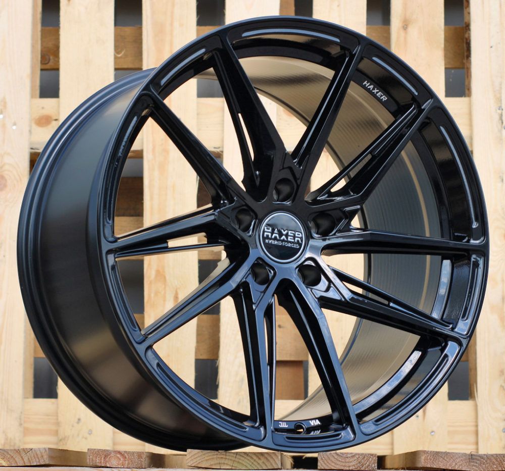  R20x10.5 5X112 ET 20 66.5 HX08F (23140) Black (BL) For HAXER (K7) (HYBRID FORGED) 10.5x20 ET20 5x112