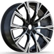  R20x8.5 5X112 ET 25 66.5 H3122F Black Polished (MB) For BMW (K8) (HYBRID FORGED Rear+Front) 8.5x20 ET25 5x112