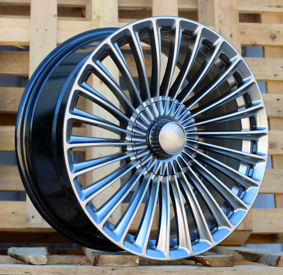  R18x8 5X112 ET 35 66.5 REW036 Hyper Black (HB) For MER (K4) 8x18 ET35 5x112