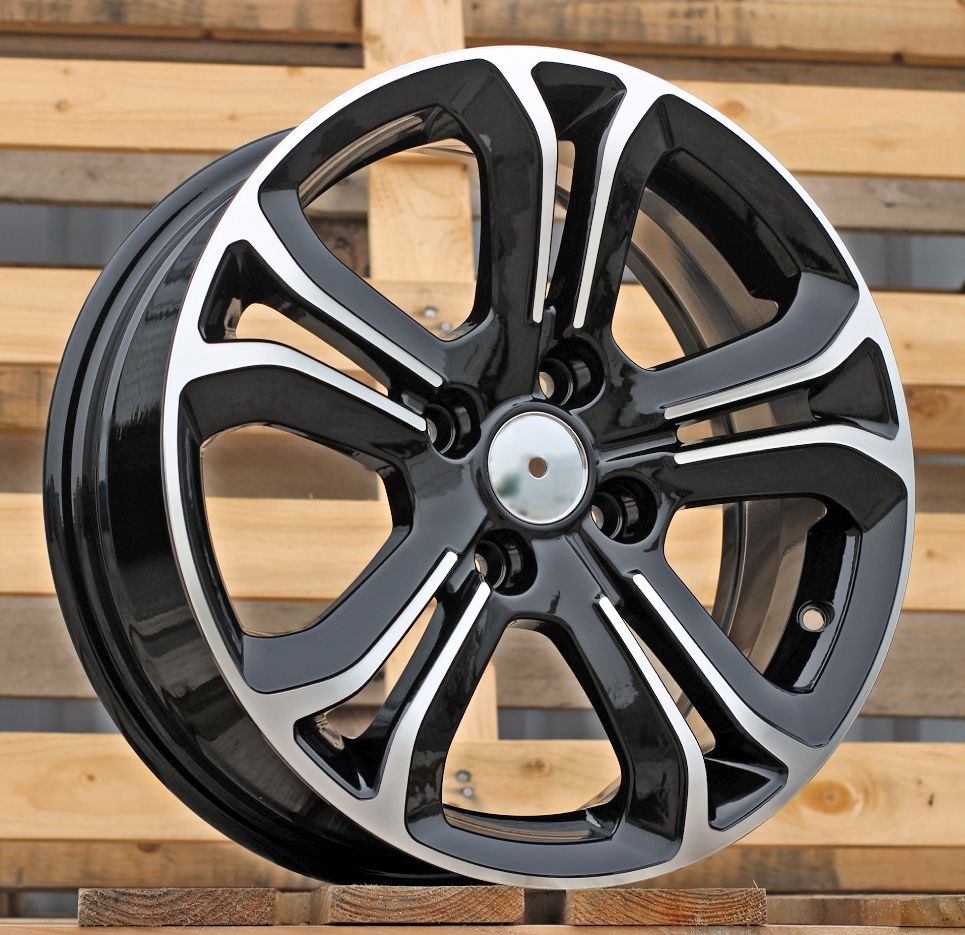  R15x6 4X108 ET 25 65.1 A5108 Black Polished (MB) For CITRO (P) 6x15 ET25 4x108