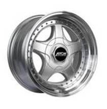 R17x10 5X120 ET 20 74.1 7813R Silver+Polished Lip (SP) For BMW (Z6) (BBS Style Rear+Front) 10x17 ET20 5x120
