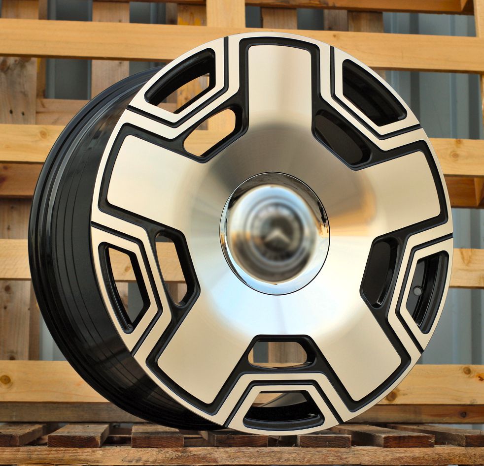  R21x10 5X130 ET 35 84.1 F3053 Black Polished (MB) For MER (Z3) (HYBRID FORGED) 10x21 ET35 5x130