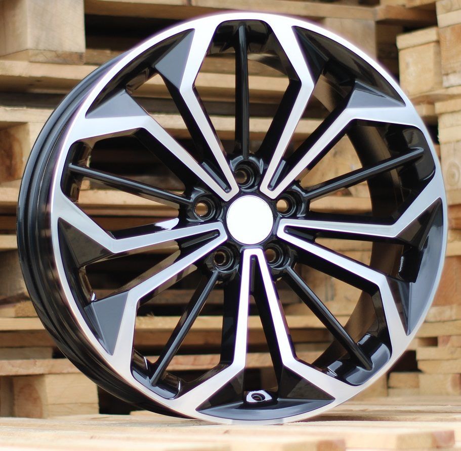  R18x8 5X108 ET 55 63.3 FE187 (IN5608) Black Polished (MB) For FORD (Z5) 8x18 ET55 5x108