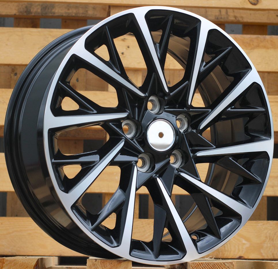 ALU PLATIŠČA R17x7.5 5X114.3 ET 45 67.1 I0241 Black Polished (MB) HYUND (P2) 7.5x17 ET45 5x114.3