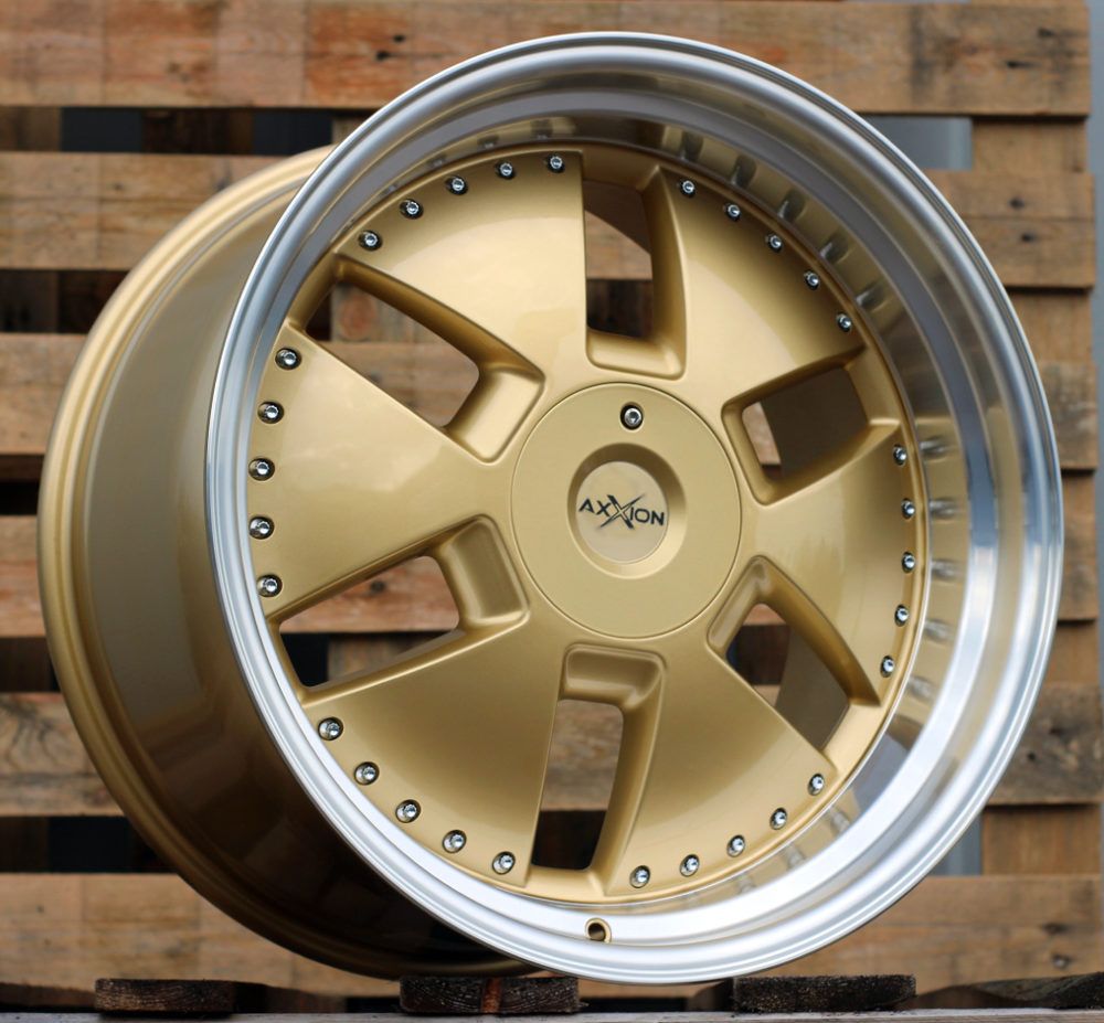  R20x11 5X112 ET 32 66.6 AT674 (LU1831) Gold+Polished (YP) MER (K3) (Rear+Front Style MONOBLOCK) 11x20 ET32 5x112