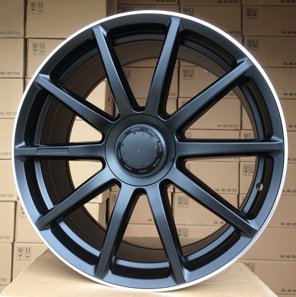  R20x9.5 5X112 ET 38 66.6 BK913 Black Half Matt+Polished Lip (BLHMPL) For MER (K4+K2) (Rear+Front) 9.5x20 ET38 5x112