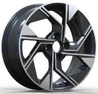  R16x6.5 4X100 ET 45 54.1 Y1265 Black Polished (MB) For KIA (D4) 6.5x16 ET45 4x100