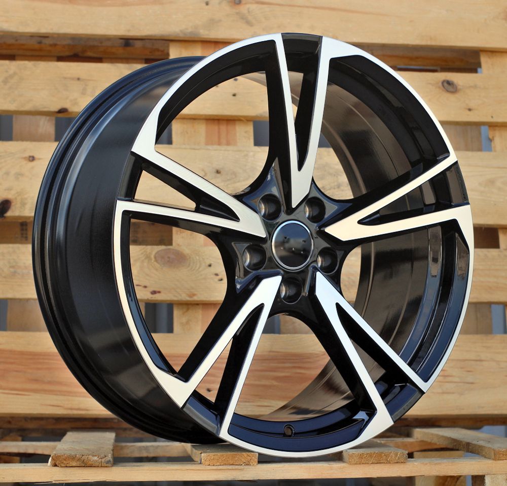 ALU PLATIŠČA R18x8 5X112 ET 39 66.5 I5642 Black Polished (MB) For AUD (K8) 8x18 ET39 5x112