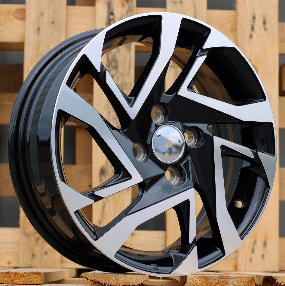 R15x5.5 4X100 ET 45 54.1 I5418 Black Polished (MB) TOYOT (K7) 5.5x15 ET45 4x100