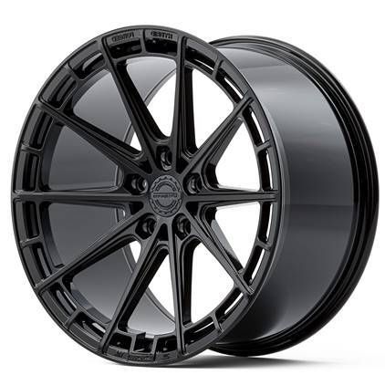  R19x9.5 5X120 ET 40 72.6 HX019F (F9793) Black Half Matt (BLHM) For HAXER (P2) (HYBRID FORGED) 9.5x19 ET40 5x120