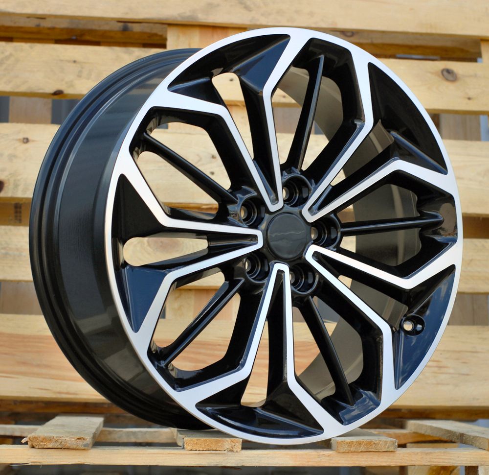  R19x8 5X108 ET 45 63.4 FE187 (IN5608) Black Polished (MB) For FORD (P2) 8x19 ET45 5x108