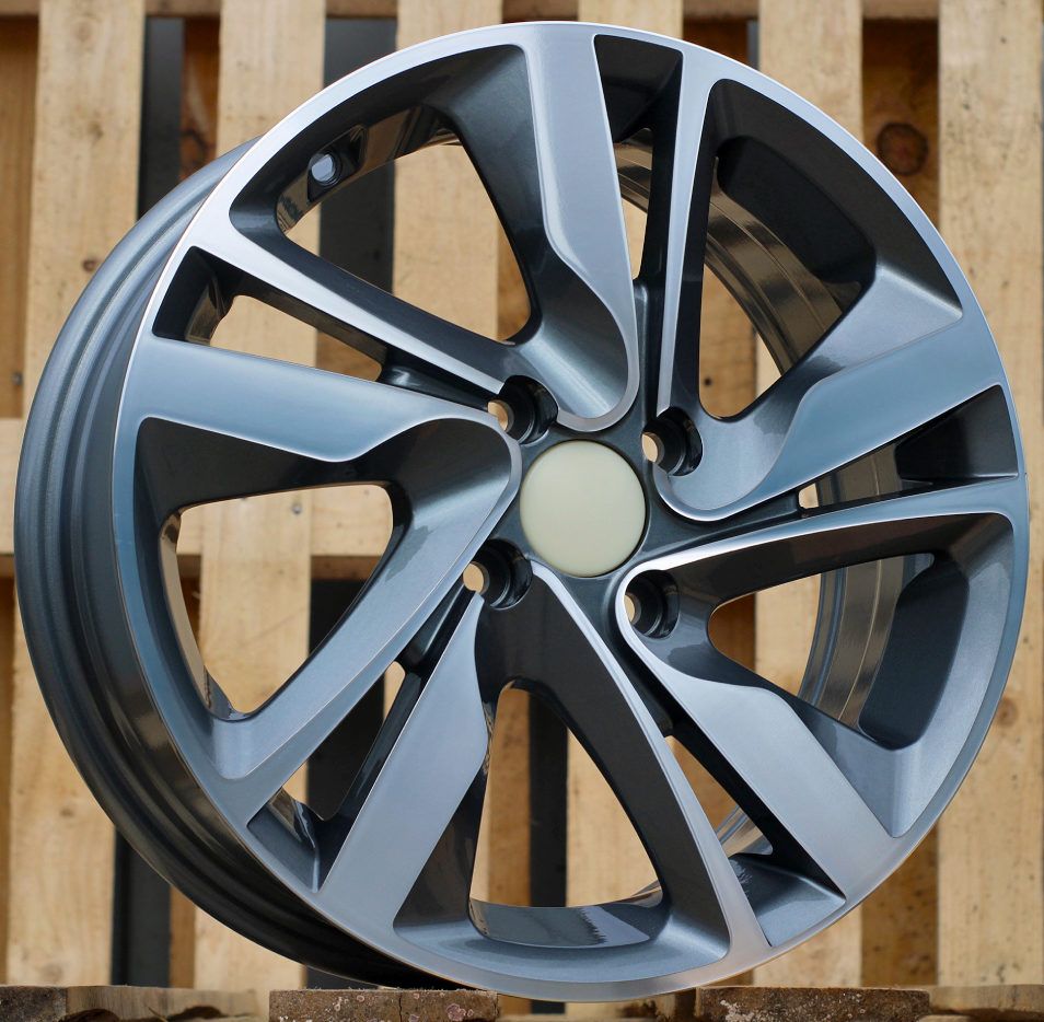  R15x6 4X100 ET 46 54.1 BK813 Grey Polished (MG) For HYUND (R) 6x15 ET46 4x100