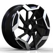  R18x7.5 5X114.3 ET 45 67.1 3S1080 Black Polished (MB) For KIA (P) (HYBRID FORGED) 7.5x18 ET45 5x114.3