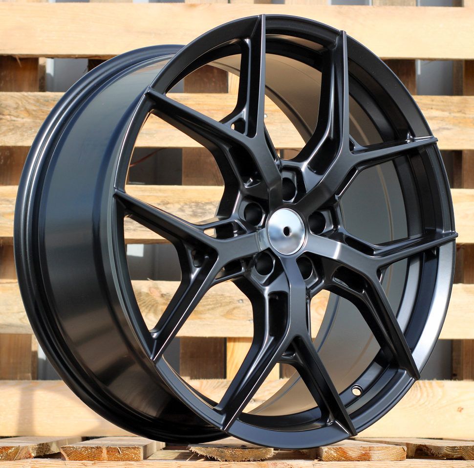 ALU PLATIŠČA R20x8.5 5X130 ET 35 66.5 B1696 Black Half Matt (BLHM) For AUD (Z1) (Q6 E-TRON (Front+Rear)) 8.5x20 ET35 5x130