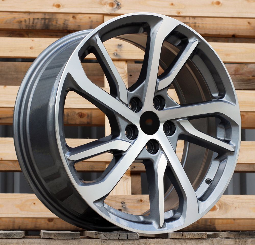 R18x7.5 5X108 ET 50 63.4 FBX326 Grey Polished (MG) For FORD (P2) (HYBRID FORGED) 7.5x18 ET50 5x108
