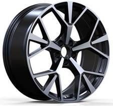  R20x8.5 5X112 ET 38 66.5 3S1385 Black Polished (MB) For AUD (K4) (HYBRID FORGED New Q3) 8.5x20 ET38 5x112