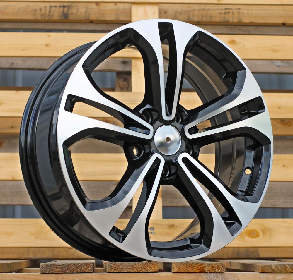 R17x7 5X114.3 ET 40 67.1 B1249 Black Polished (MB) For KIA (Z4) 7x17 ET40 5x114.3