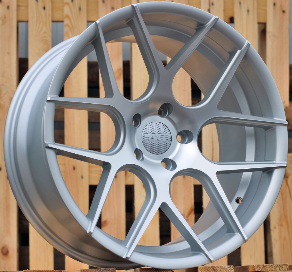 R18x10 5X120 ET 15 74.1 SSA03 (HX022) Silver Shining (SS) For HAXER (Z2) (Rear+Front) 10x18 ET15 5x120