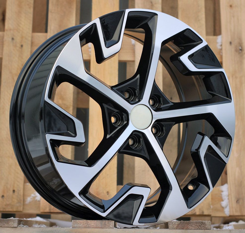  R18x7.5 5X114.3 ET 51 67.1 D1928 Black Polished (MB) For KIA (Z1+Z3) (NEW MODEL) 7.5x18 ET51 5x114.3