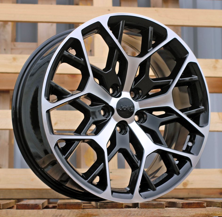  R20x8.5 5X127 ET 50 71.5 A1458 Black Polished (MB) For JEEP (P) 8.5x20 ET50 5x127