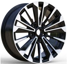  R17x7.5 5X114.3 ET 40 60.1 FBX374 Black Polished (MB) For TOYOT (P2) (HYBRID FORGED) 7.5x17 ET40 5x114.3