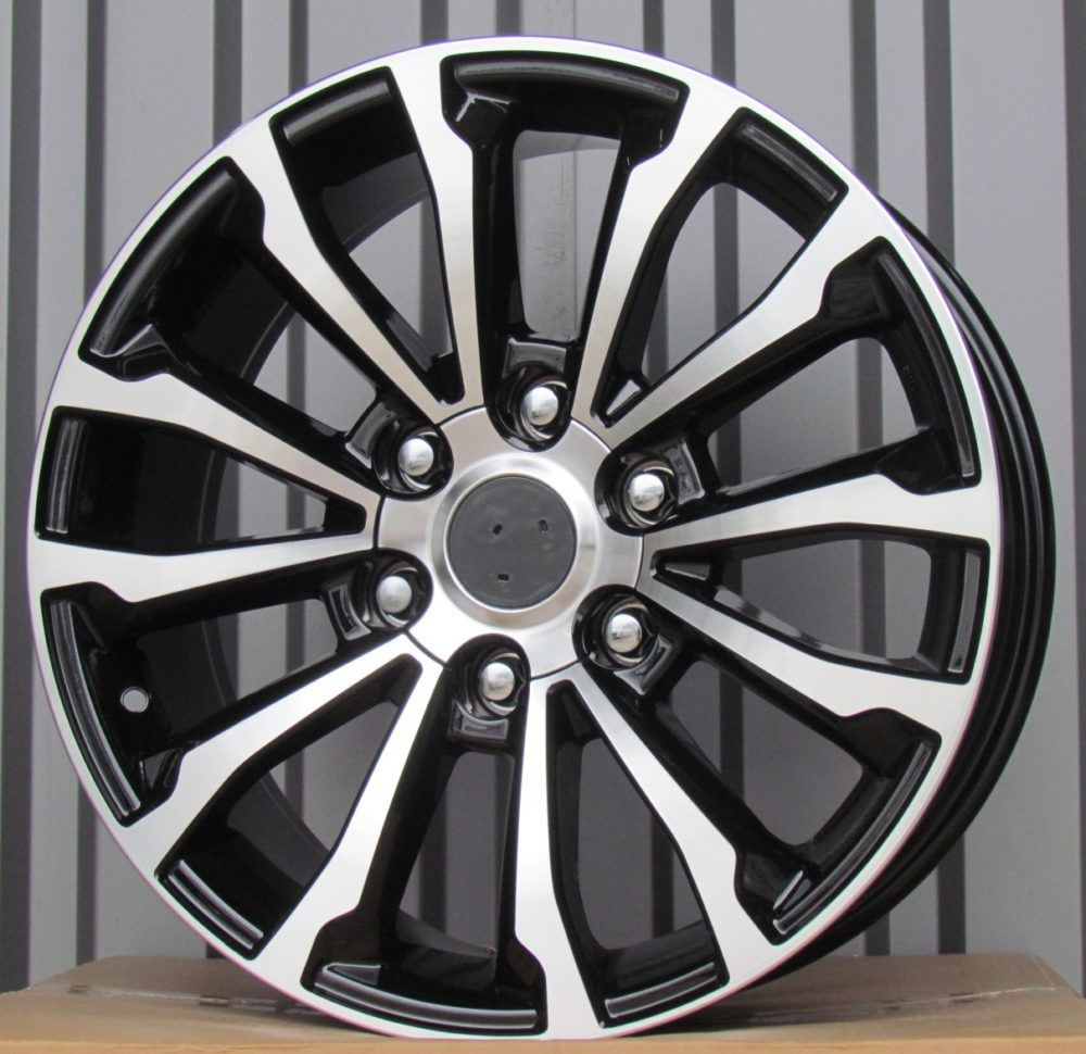 ALU PLATIŠČA R19x7.5 6X139.7 ET 25 106.1 XE203 Black Polished (MB) TOYOT (P1) (4x4) 7.5x19 ET25 6x139.7