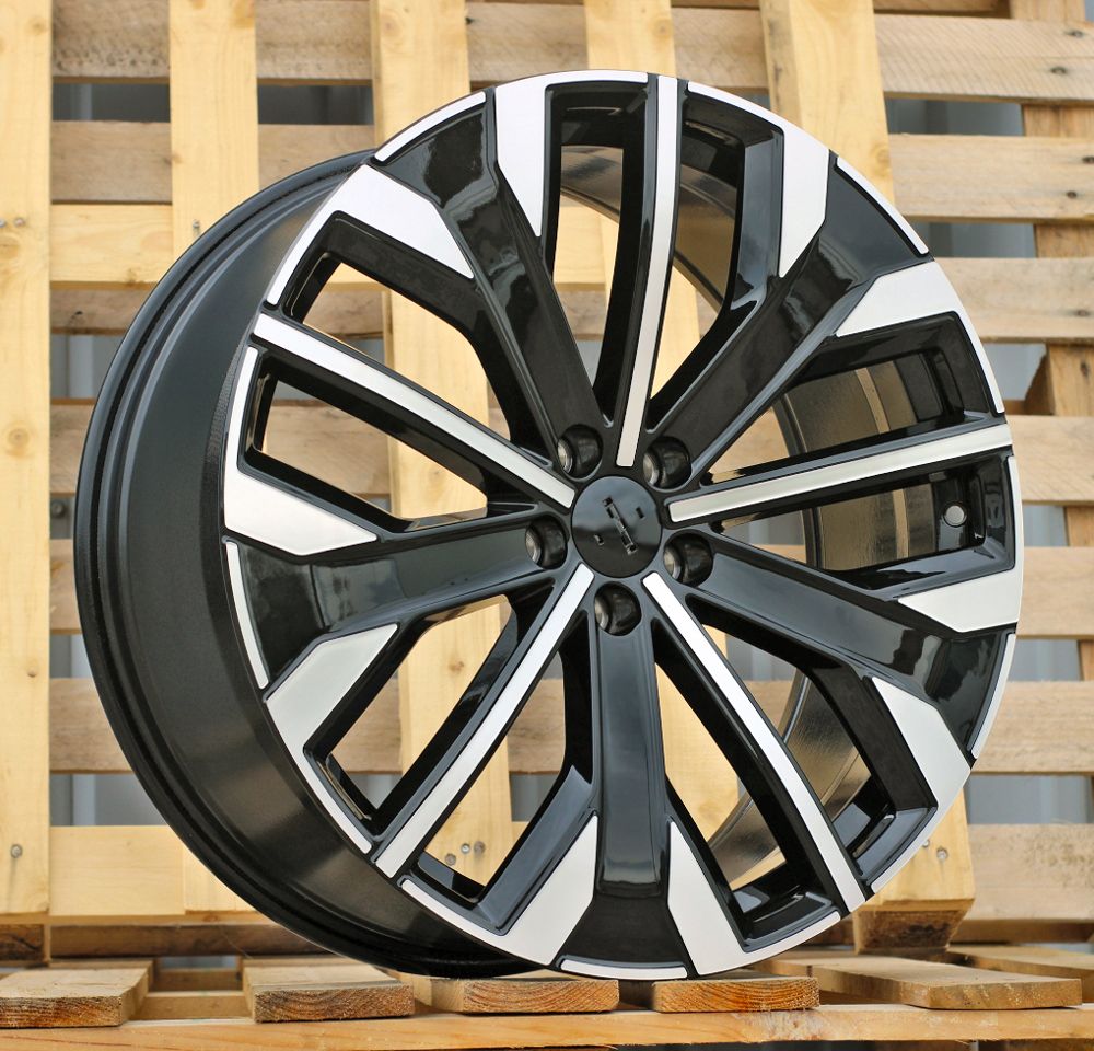R21x9 5X108 ET 38.5 63.4 H3460F Black Polished (MB) For VOLVO (A) (HYBRID FORGED) 9x21 ET38.5 5x108