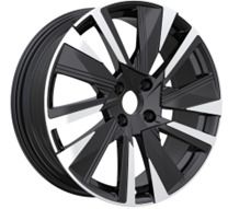  R18x7 4X108 ET 35 65.1 YF1152 Black Polished Half Matt (MBHM) For PEUG (K7) (HYBRID FORGED) 7x18 ET35 4x108
