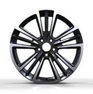 R17x7 5X100 ET 47 57.1 Y1257 Black Polished (MB) For SEAT (Z7) 7x17 ET47 5x100