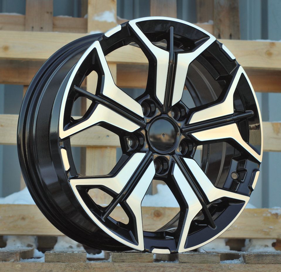  R16x6.5 5X114.3 ET 40 67.1 B5846 Black Polished (MB) For KIA (Z7) 6.5x16 ET40 5x114.3