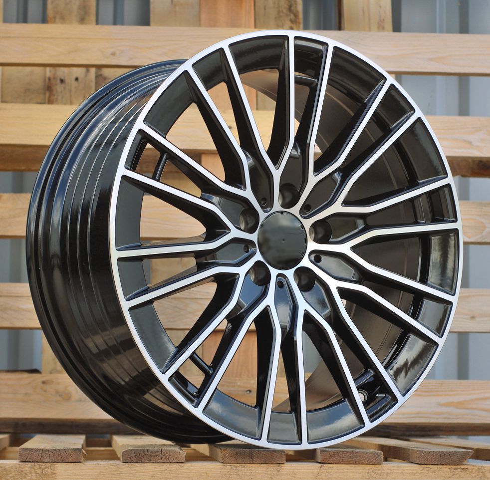ALU PLATIŠČA R19x8.5 5X112 ET 35.5 66.6 YF0427 Black Polished (MB) For MER (Z6) (HYBRID FORGED) 8.5x19 ET35.5 5x112