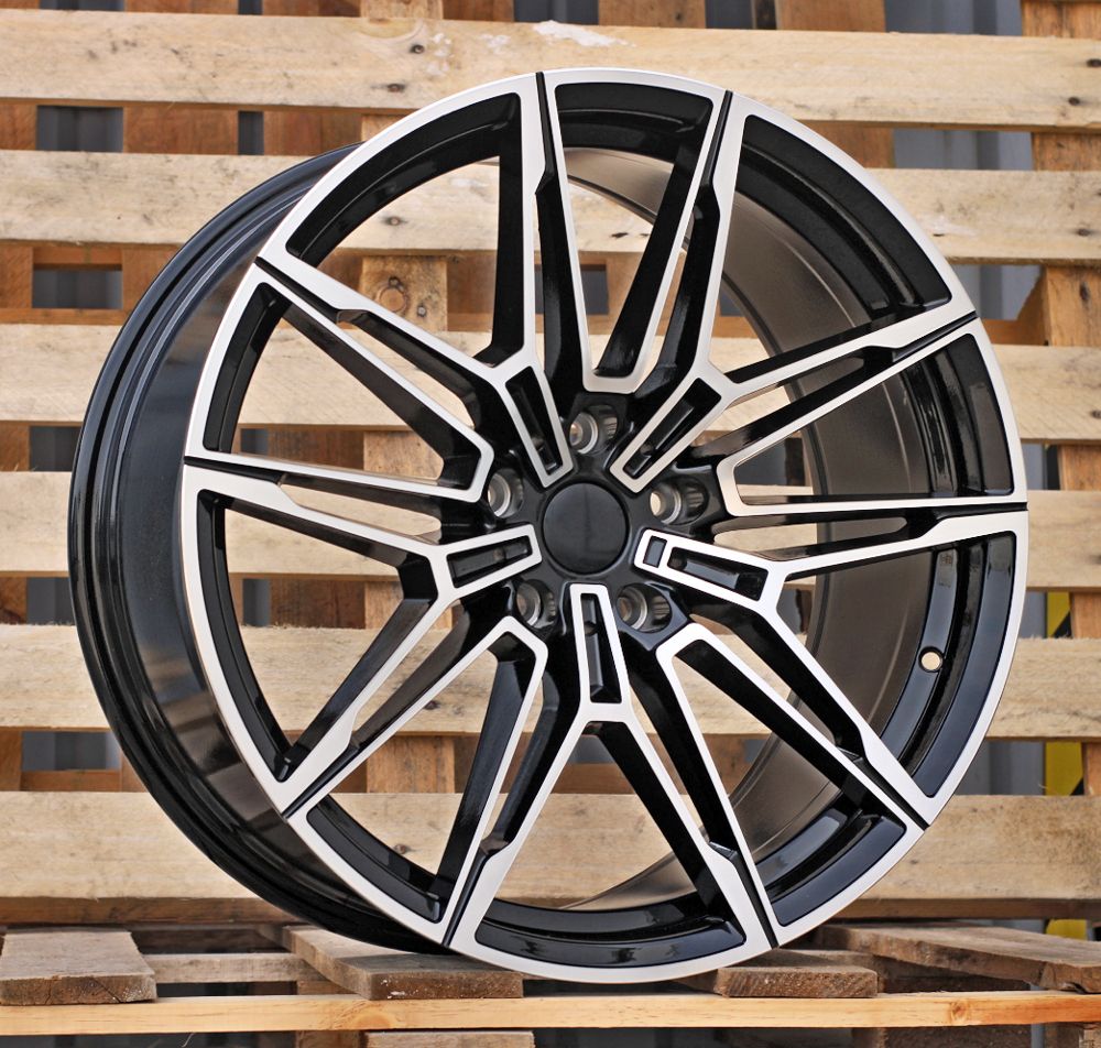  R19x8 5X120 ET 36 72.6 I0294 (BYD1677) Black Polished (MB) For BMW (Z1) (Rear+Front) 8x19 ET36 5x120