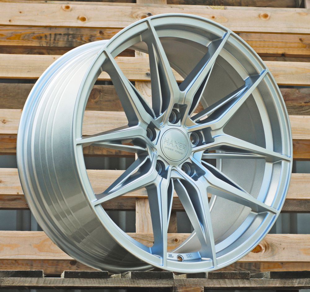 ALU PLATIŠČA R20x10.5 5X112 ET 38 66.5 HX036 (IN3614F) Silver Shining (SS) For HAXER (M) (HYBRID FORGED Rear+Front) 10.5x20 ET38 5x112