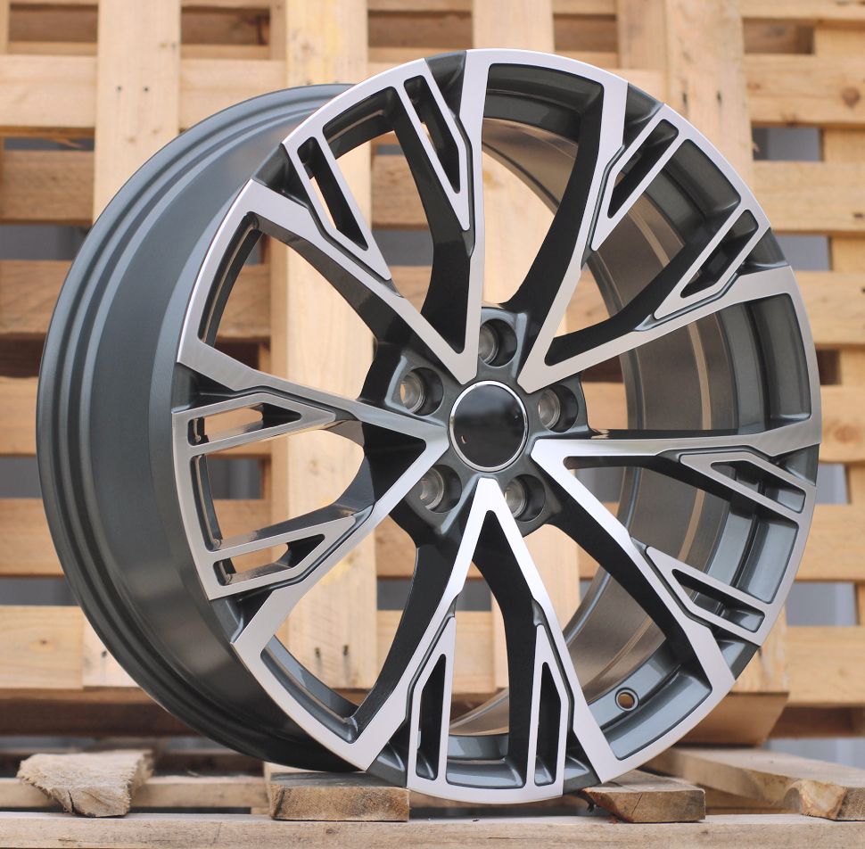 R18x8 5X112 ET 40 66.5 I5170 (H960F) Grey Polished (MG) For AUD (Z3) (HYBRID FORGED) 8x18 ET40 5x112