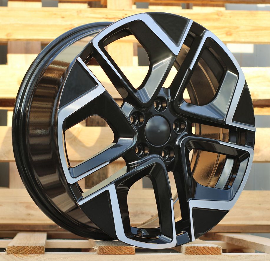  R18x7.5 5X112 ET 51 57.1 Y1258 Black Polished (MB) For VW (K4) (NEW Model) 7.5x18 ET51 5x112