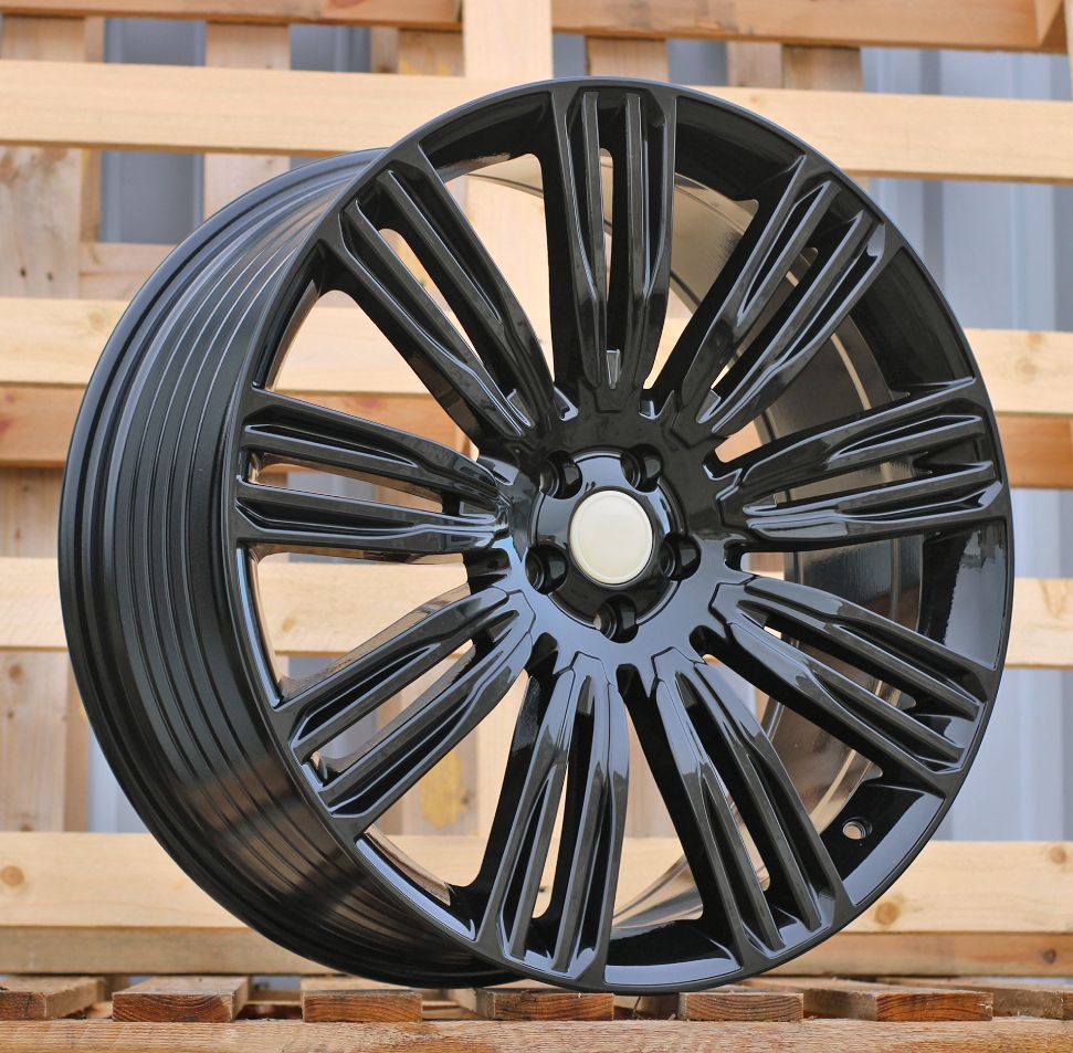 R22x9.5 5X108 ET 45 63.3 XE136 (FBX207) Black (BL) For LAND (K8) (HYBRID FORGED) 9.5x22 ET45 5x108