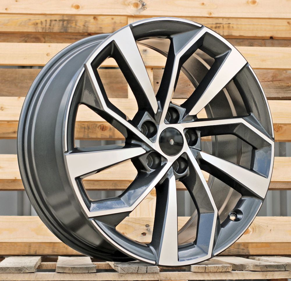 ALU PLATIŠČA R19x8 5X112 ET 39 66.5 FBX507 Grey Polished (MG) For AUD (P2) (HYBRID FORGED) 8x19 ET39 5x112
